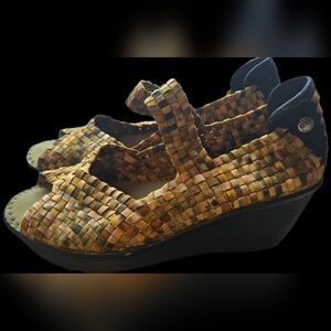 Bernie Mev Woven Elastic Sandals